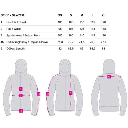 Women's sports hoodie - Loap GEKIE - 6